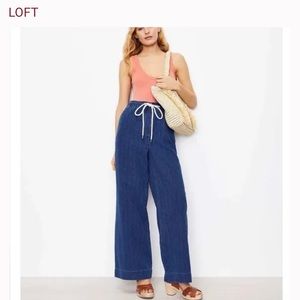 Loft wide leg jeans